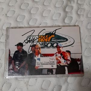 Signed autograph picture Tony Stewart